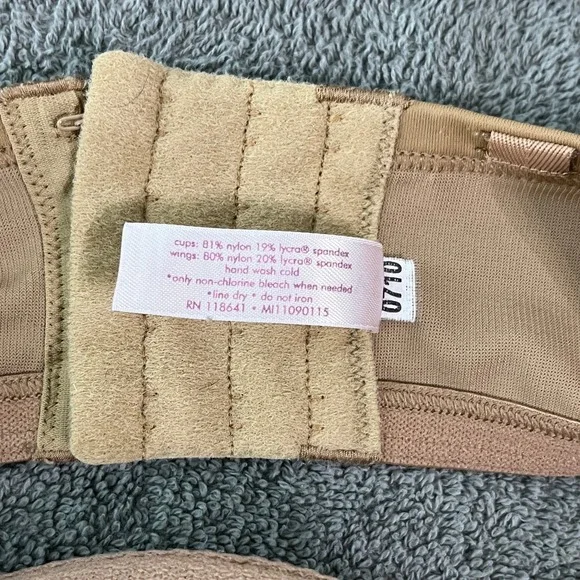 Lane Bryant Cacique Push Up Bra Womens Size 42DDD Brown Underwire Seamless - Picture 4 of 4